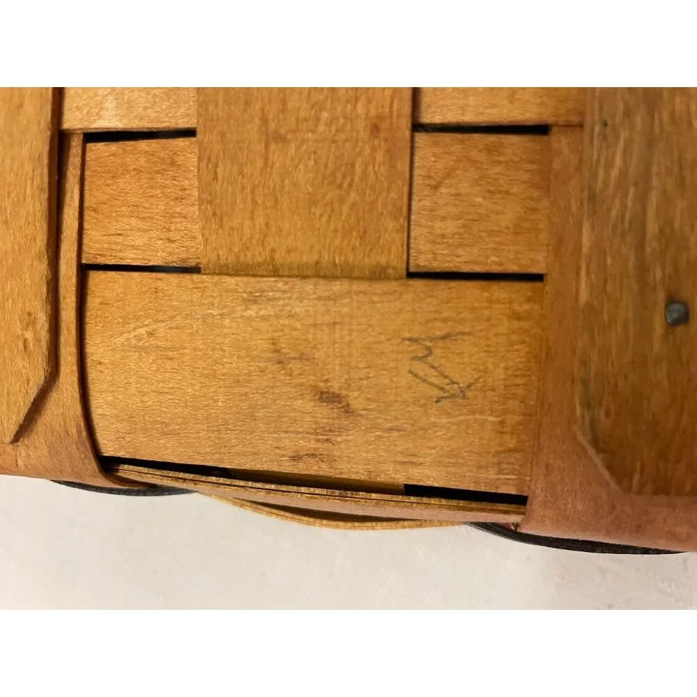 Vintage 1993 Longaberger Heartland Basket Used Rectangular Medium